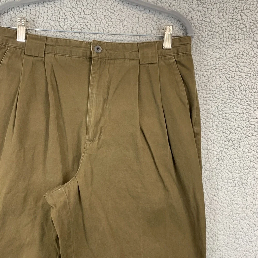 Vtg Banana Republic Safari Collection Travel Pants Mens 32x30 Brown Pleated RARE